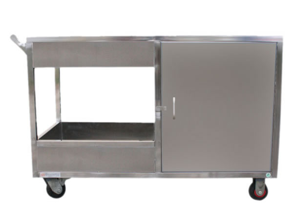 不锈钢厨房设备收餐车