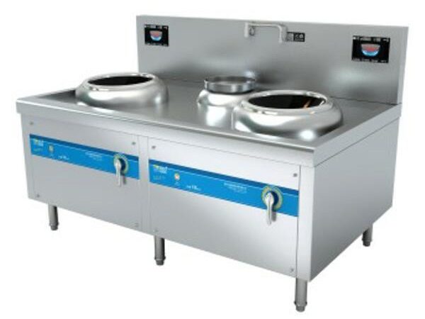 Double-ended and Single-tail Electromagnetic Stir-frying Furnace